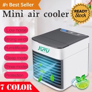 Kipas Cooler USB Mini Air Conditioner 7 Color LED Humi K-F009 3 in 1 Kipas Angin Pendingin Ruangan P