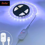 Vortex - Vortex USB LED體感器燈帶 (1米2件裝)(暖白色 )，可調光 LED 衣櫃燈運動激活，櫥櫃下或床燈條