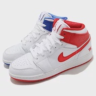 Nike 休閒鞋 Air Jordan 1代 SE GS 女鞋 85 陰陽 鴛鴦 中筒 白 紅 DH0200100 23cm WHITE/RED