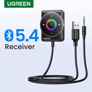 UGREEN Latest Bluetooth 5.4 Aux Car Adapter Enhanced Connection Noise Cancellation Bluetooth Aux Receiver Model:35002