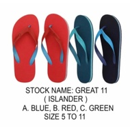 Islander POWER BLACK AND ROYA BLUE) - Islander Slippers for Men