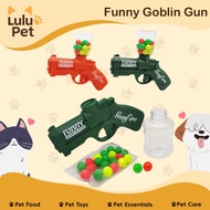 LuluPet 🦴 Pelancar Bola Haiwan Pet Ball Launcher Gun Cat Toy Goblin Soft Ball Shooter Interactive Hu