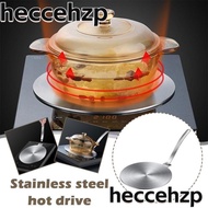 HECCEHZP Induction Hob Converter Plate Diffuser, Stainless Steel Silver Heat Conduction Plate,  Heat Storage Performance Kitchen Tool Heat Transfer Plate Kitchen