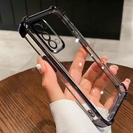 TEMU Phone Case: For Oppo F19s Reno6 Lite A95 A74 F19 4 Anti Fall Corners Phone Case,transparent, Cl