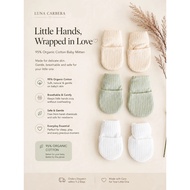 95% Organic Cotton 5% Spandex Baby Mittens