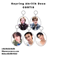 CORTIS Gantungan Kunci CORTIS Keyring CORTIS Keychain Love CORTIS