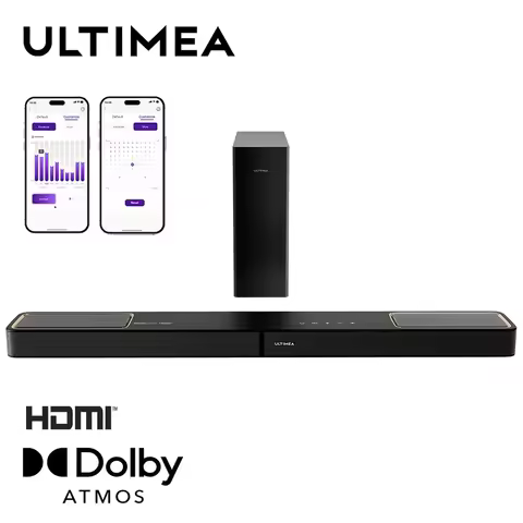 ULTIMEA 3.1.2ch Sound Bar with Dolby Atmos, Surround Sound System for TV with 5.25 inch Subwoofer, S