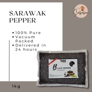 [500G] Orispice 100% Pure Sarawak Black Peppercorn / Lada Hitam Biji (Vacuum Packed)