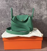 二代 Hermes mini Lindy 二代 孔雀綠