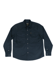 ฺBOVY SHIRT -  เสื้อเชิ้ตคอปกสลิม ใส่คลุม สีดำขาวเขียว ________BBS3927