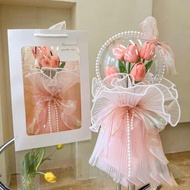 flower bouquet mothers day gift Bouquet Tulip Bobo Ball Simulasi 520 Hadiah untuk Teman Wanita Hari 