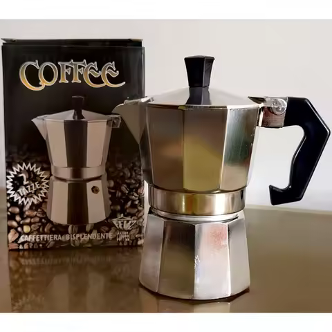 Coffee Maker Moka Pot 50ml-600ml Stainless Steel Cafe Percolator Maker, Italian Coffee Machine Fit I