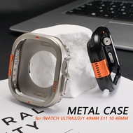 Aluminum Alloy Case Cover for IWatch Ultra 3/2/1 49mm Metal Protective Shell for Iwatch Series 11 10
