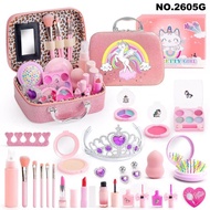 22IN1 Non-Toxic Girls Makeup Toy Portable Fashion Cosmetic Bag Girls Birthday Gift Make Up Set