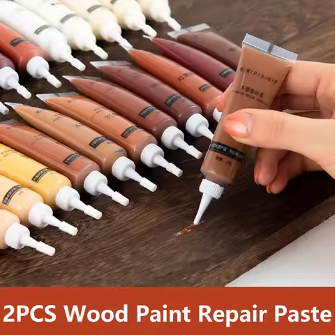2PCS Wood Repair Paste Putty Repair Fillers Coating Filler for Wood Floor Paint Fill Fix Wood Furnit