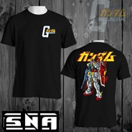Kaos Gundam rx78 Ariel noah mayosi cotton combed24s Cotton S-5XL