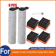 For UWANT D100 / D100 PRO / D500 PRO / D600 Robot Vacuum Cleaner Replacement Parts （6PCS )