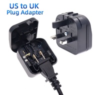 US To UK Type-A To Type-G Power Adapter converter 2 Pins To 3 Pins Embedded Socket HK Singapore Mala