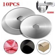 10pcs 60mm Rotary Cutter Blades for Fiskars Olfa Dafa Spare Replacement