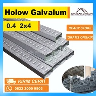 Hollow Galvalum 0.4 2x4 | hollow 0.4mm | holo 0,4 mm 2 x 4 | Besi