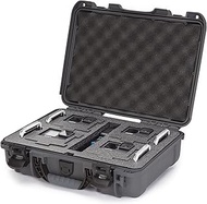 Nanuk 910 Waterproof Hard Case with Foam Insert for Four GoPro Hero 9 &amp; 10 - Graphite