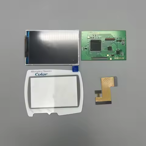 WSC IPS LCD Screen DIY Kit Backlight Brightness For Bandai Wonder Swan Color WSC. No need to cut the