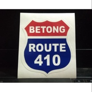 STIKER BETONG ROUTE 41 STICKER THAILAND