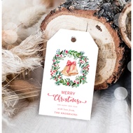25pcs Personalized Christmas Gift Tags and Holiday Gift Tag (Free Strings)