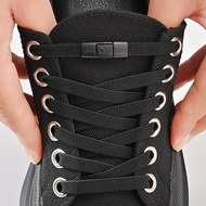 No Tie Shoe Laces Press Lock Flat Laces For Kids Adults 8mm Width Easy Fit Lacing techniques