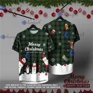 【Free Custom Name & Number】Carbon Neutral Christmas 2025 Shirt - Eco-Friendly Snowflake-6
