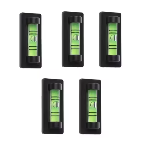 2/5pcs Liquid Level Indicator Mini Bubble For Spirit Level Daily Leveling Magnetic Bubble Level Blis
