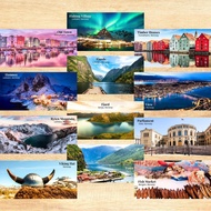 Norway Oslo Souvenir Fridge Magnet Door Food Culture 10 cm x 5