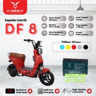 Jual UWINFLY SEPEDA LISTRIK TYPE DF8 AKI 48 12 Murah