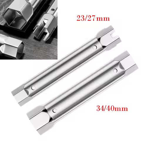 23-27mm 34-40mm Pipe Spanner Socket Wrench Faucet Valve Socket Wrench Ratchet Sink Faucet Drain Inst