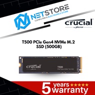 CRUCIAL T500 500GB PCIe Gen4 NVMe M.2 SSD - CT500T500SSD8