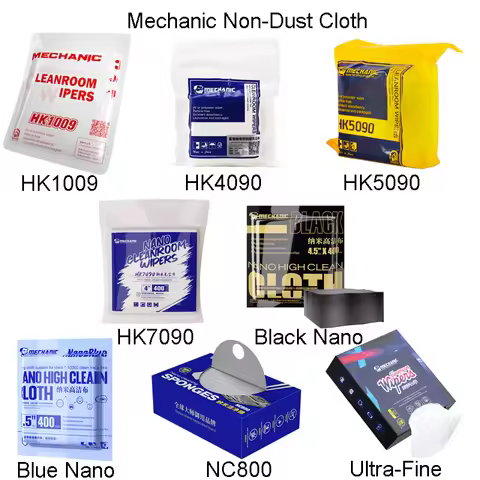 Mechanic HK1009 HK4090 HK5090 HK7090 NC800 Super Soft Cleanroom Wiper for Mobile Phone Camera Lens T