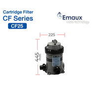 ถังกรองสระว่ายน้ำ EMAUX CF Series Cartridge Filters ถังกรองกระดาษ CF25 CF50 CF75 CF100 CF150 CF200