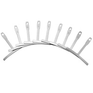 Miwayer 9 Pcs Guitar Radius Gauge Under String Radius Gauge String Gauges Luthier Tools for Guitar F