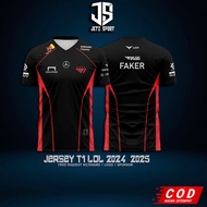 T1 WORLDS NEW Jersey T-shirt (free custom nickname) jersey shirt