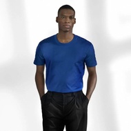 Bread & Boxers Crew-Neck Pima 圓領男用高端厚T - 寶藍