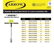 Metric T Bar Handle Hex Socket Wrench Spanner (6,8,10,11,12mm)