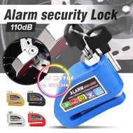 SECURITY ALARM DISC LOCK ALLOY CNC MOTORCYCLE MOTOSIKAL MOTOR MOTO KUNCI LOCKER MANGGA JOINT CABLE T