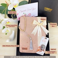 GIFT SET AL QURAN HUMAIRA EKSKLUSIF UNTUK WANITA (EDISI 2024) WITH ENGRAVE NAME [QURAN TERJEMAHAN/QU