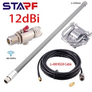 12dBi 868MHz 915MHz Outdoor Lora Antenna Helium RAK HNT Miners Bobcat Miner 300 Omni Fiberglass N Ma