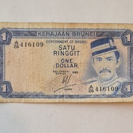 Uang kertas lama ringgit Brunei