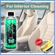 CARTIME Car Interior Cleaner Dashboard Cleaner Leather Cleaner Car Cleaning Kit Fabric Cleaner Car D