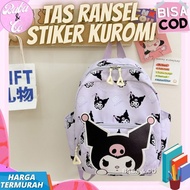 KUROMI STICKER BACKPACK KUROMI CUTE UNIQUE CHILDREN'S SCHOOL BACKPACK KUROMI STICKER CHILDREN'S SCHO