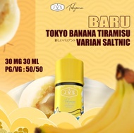 liquid Tokyoman saltnic creamy banana dingin murah botol 30ml enak