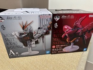 UNIVERSAL CENTURY SAGA 一番賞 last賞 + A賞 沙薩比 sazabi胸像 + nu gundam胸像 高達一番賞 馬沙之反擊 牛高達 一番賞 Anniversary 一番賞