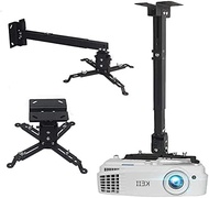 Coret Universal Projector Mount Adjustable Ceiling Wall Mount Projector Extending Arms Mount for LCD